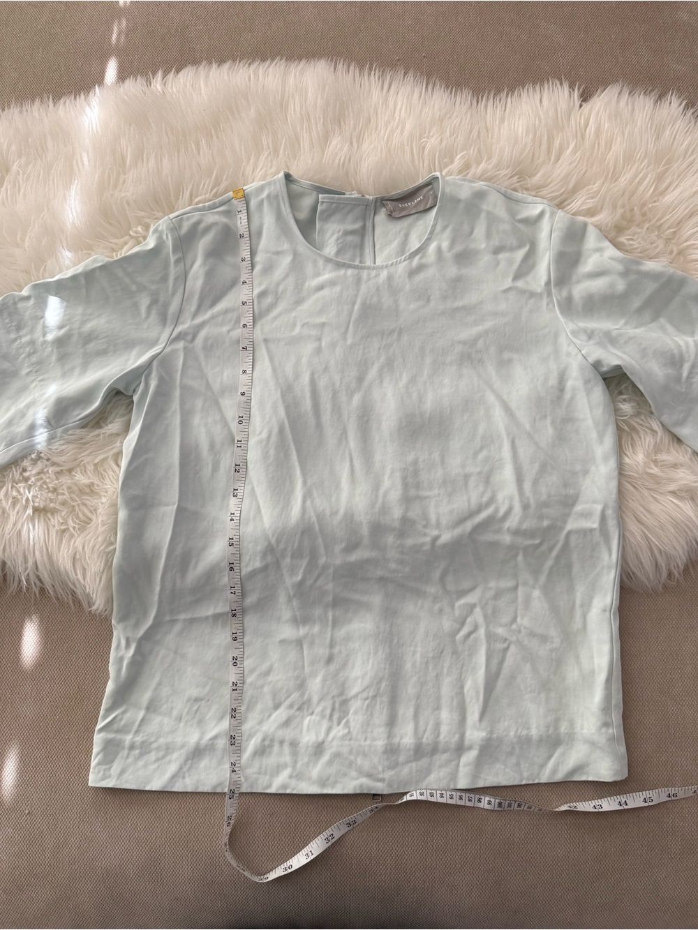 Everlane Pale Blue Crewneck Tee - Picture 7 of 10